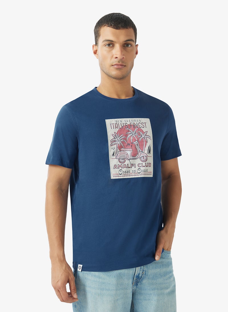 Ben Sherman Printed Crew Neck T-Shirt - Image 1
