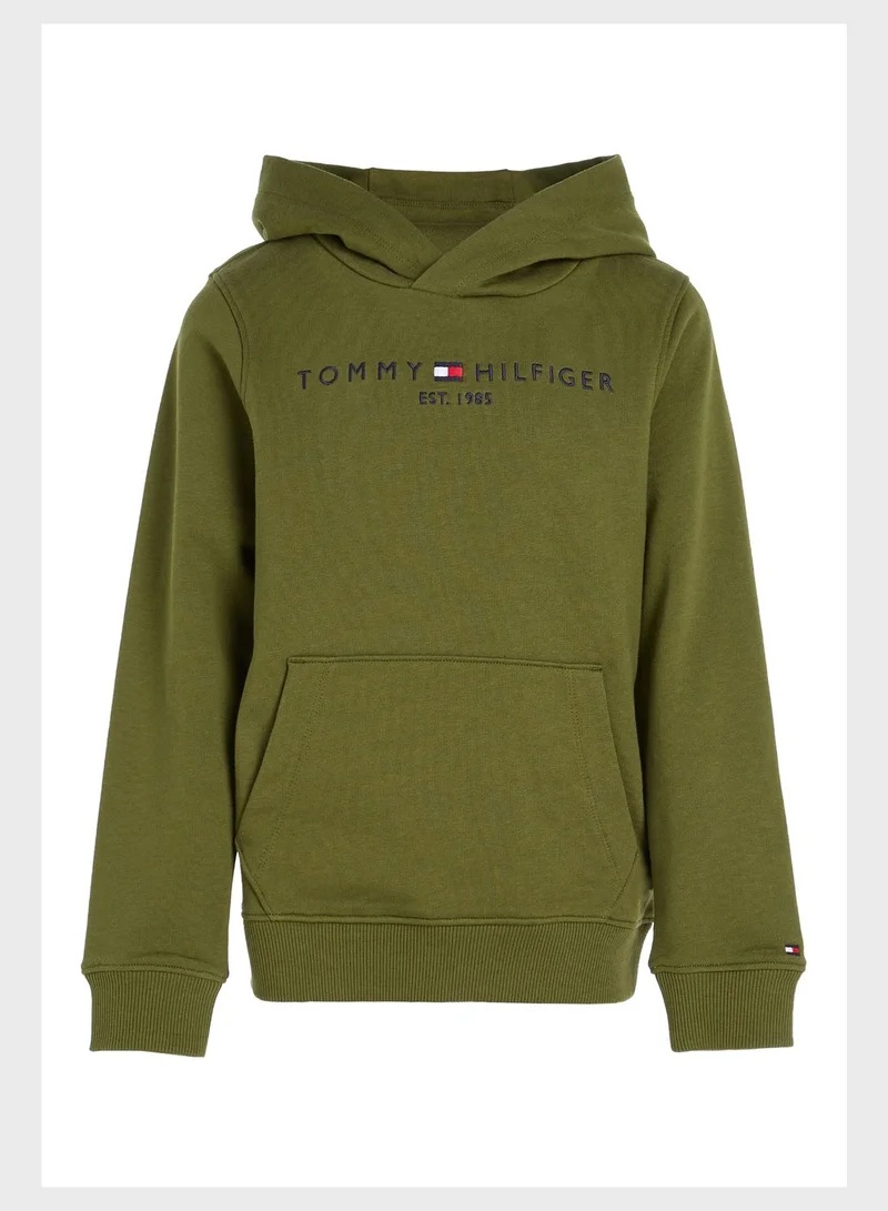 TOMMY HILFIGER Kids Logo Hoodie
