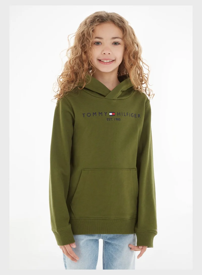 TOMMY HILFIGER Kids Logo Hoodie