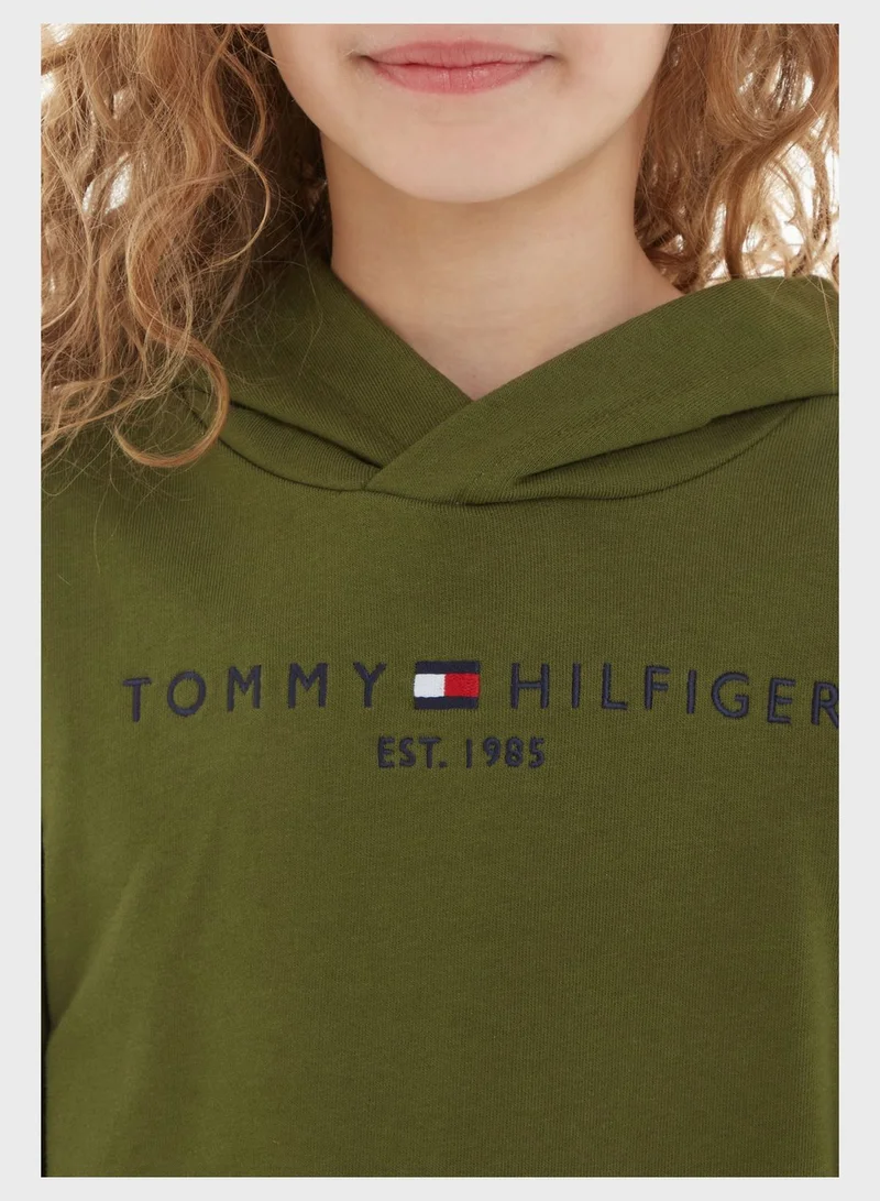 TOMMY HILFIGER Kids Logo Hoodie