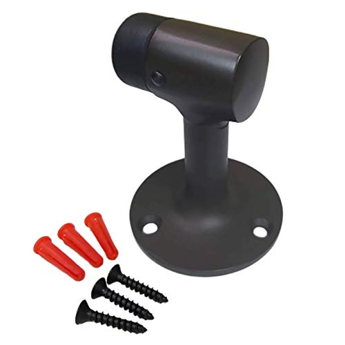 QCAA Solid Brass Door Stop 3 US10B ORB Oil Rubbed Bronze 4 Pack Made in Taiwan - Image 3