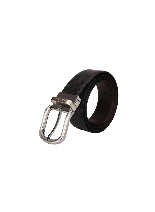 Bacca Bucci  Men Black & Brown Solid Reversible Genuine Leather Belt for Men | Best Price UAE