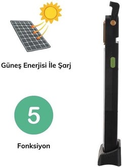 Venelda 5-Function Solar Energy Rechargeable 48 LEDs Lighting PR-3838  - Image 2