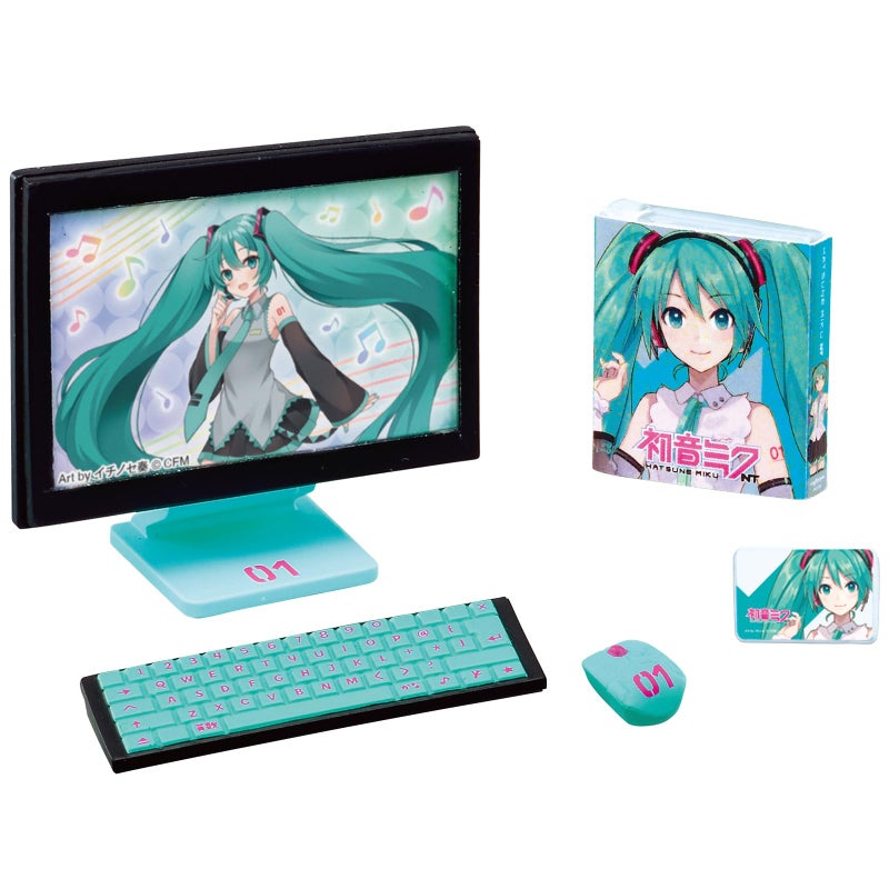 Re-Ment Miku Miku Room Blind Box - Includes 1 of 8 Collectible Mini Figurines - Fun and Versatile Decoration - Image 2