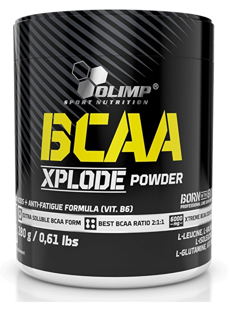 أولمب مسحوق BCAA Xplode من Labs بنكهة الأناناس 280 جم - أحماض أمينية متفرعة السلسلة مع فيتامين B6 لدعم الطاقة والتعافي