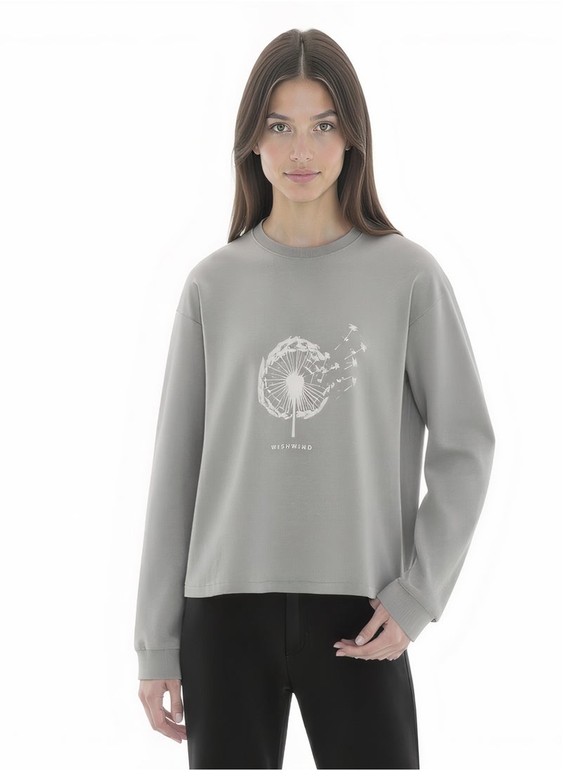 WISHWIND Unisex Dandelion Long Sleeve Sweatshirt – Grey - pzsku/Z04B9F1AD4B1B8BFF775EZ/45/1741683124/430a57e4-bf39-4983-9b6e-37ef22b9ccec