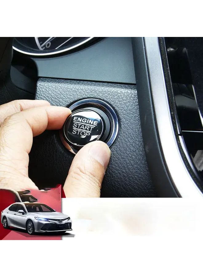 Black Sticker for One Button Start Replacement Compatible with Select Models - Image 3