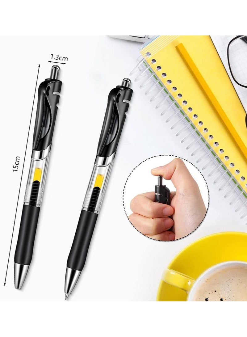 phomemo 18 Pack Retractable Ballpoint Pens,0.5 mm Medium Point Pens,Rolling Ball Refillable Pens Refillable Ink Pen Click Pens,Ballpoint Pens for Students Writing,School Office Supplies, Mix Color  - Image 3