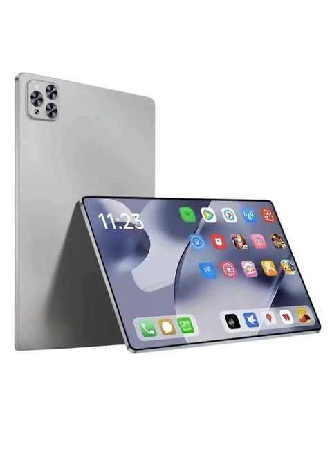Pad Pro Tablet Computer, 5G Full Network Android Pad, High Performance Octa Core Processor Dual Camera Student Learning Tablet For Entertainment Gaming Learning, (1pc, Grey, 16GB RAM 512GB ROM)