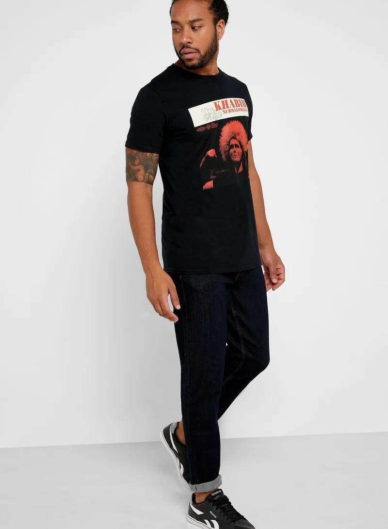 Reebok UFC Khabib Portrait T-Shirt