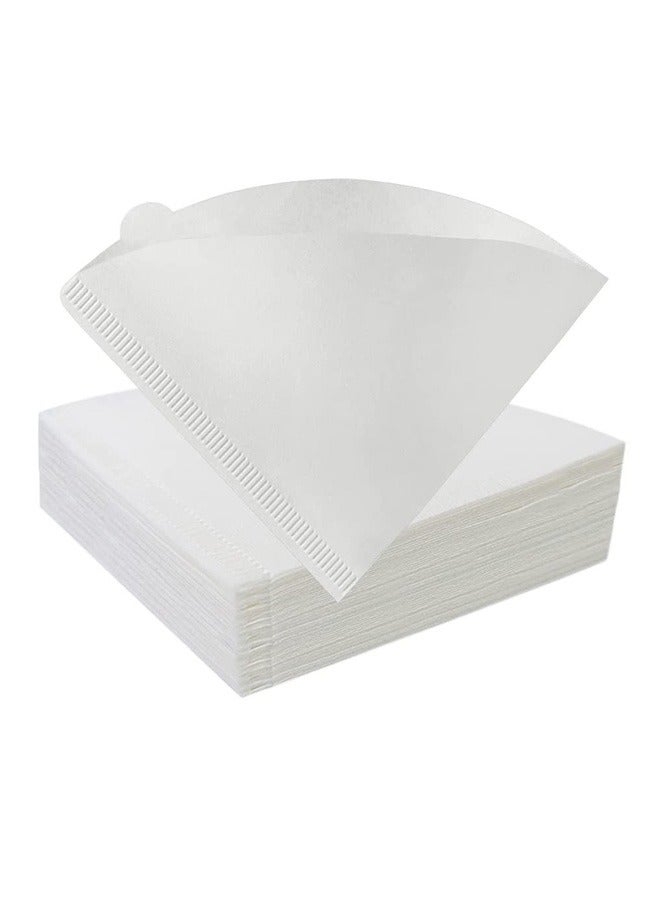 SOWUGI ورق فلتر قهوة 100 قطعة حجم V60 02 غير مبيَّض فلتر قهوة disposable لصنع القهوة بالتقطير وصانعات القهوة بقطرة - Image 1