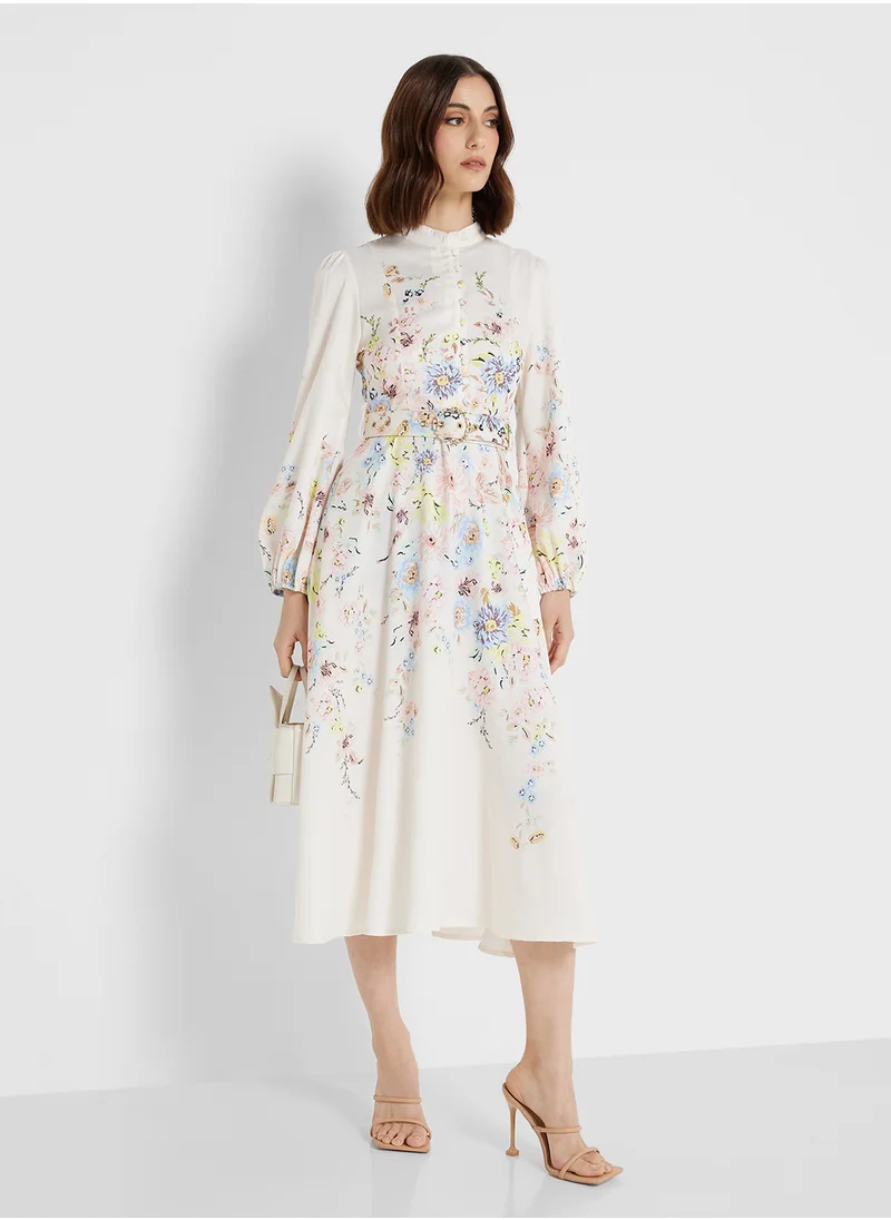 ايلا Floral Print Dress