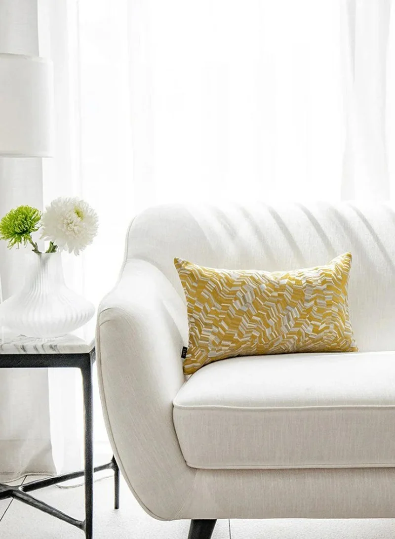KNOT HOME Cushion Faye Klimt (with filler) Pillow Knot Home Cover Set for Modern Sofa Contemporary Living Room Bedroom and Office Soft Washable