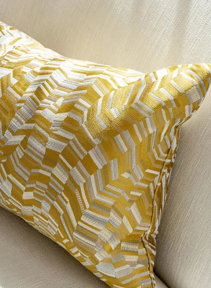KNOT HOME Cushion Faye Klimt (with filler) Pillow Knot Home Cover Set for Modern Sofa Contemporary Living Room Bedroom and Office Soft Washable