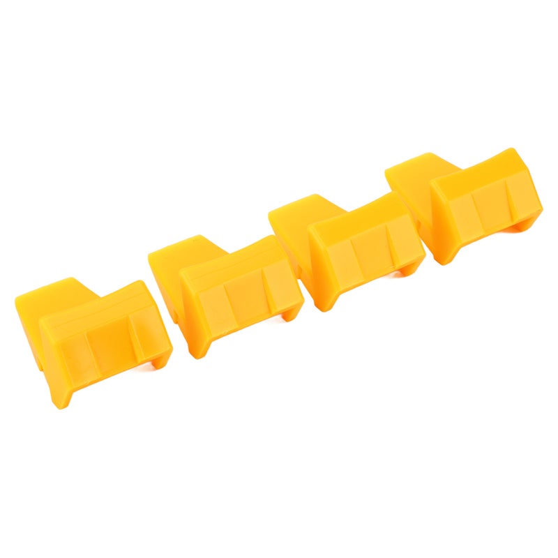 4pcs Tyre Changer Clamping Jaw Protector Plastic Yellow Wheel Rim Guard for Tire Changers - Image 5
