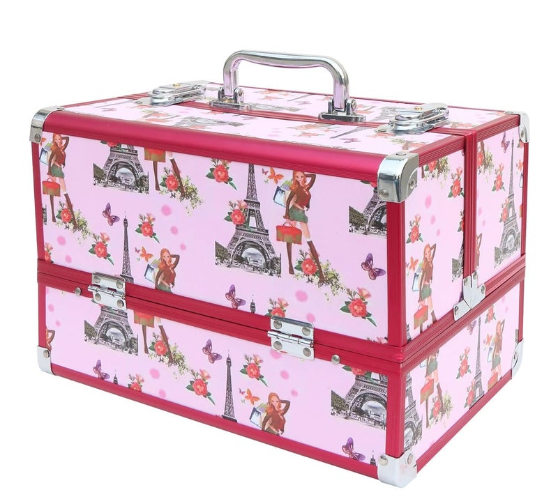 ADSON Solid 21 Cms Cosmetic Pouch (M_ACFGGY_Red) - Image 2