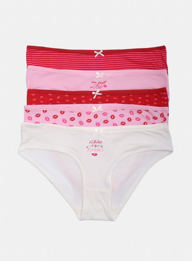 Carina Pack of 5 Colored Bikini Panties - Image 1