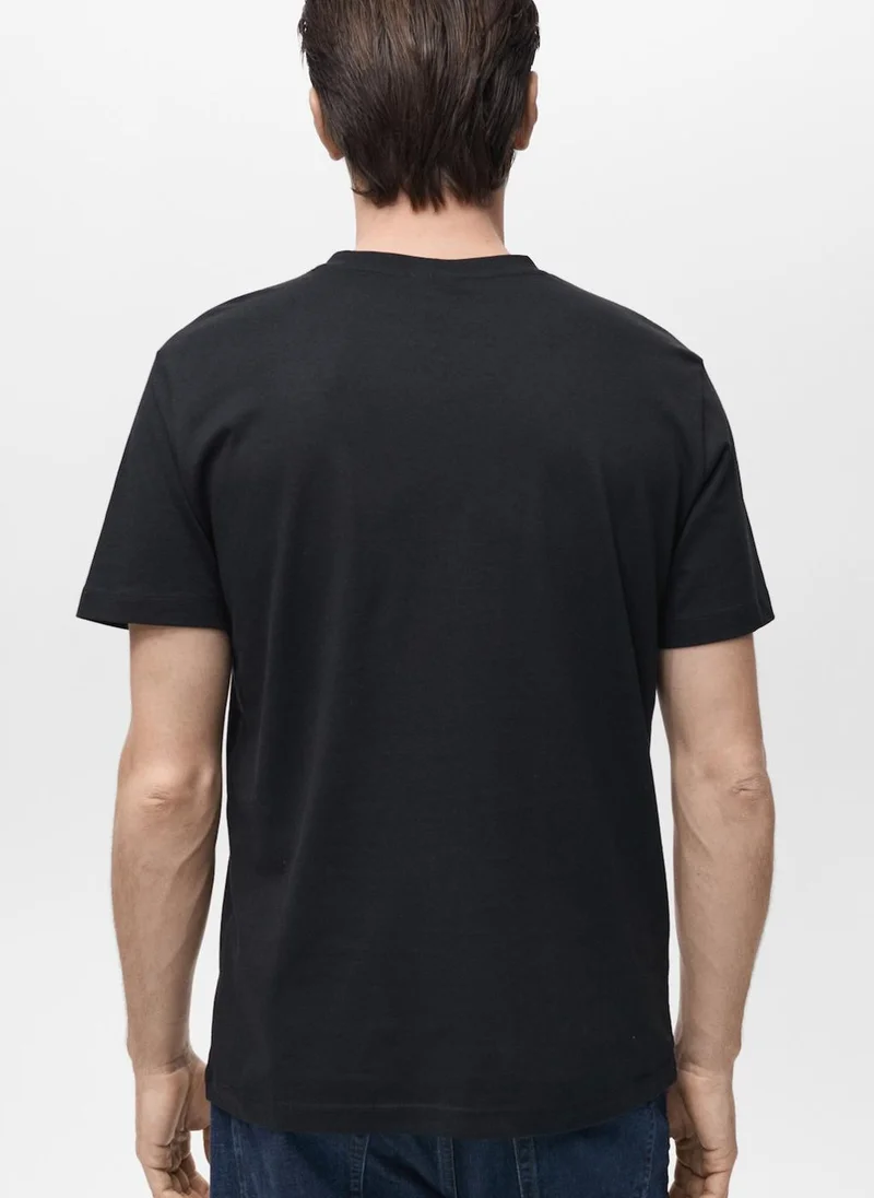 Mango Man V-neck T-shirt