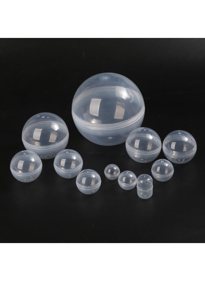 Generic Transparent Gashapon Shell 32mm-200mm Plastic Gashapon Ball Shell Gashapon Machine Special Gashapon Ball Wholesale-Color:Fully Transparent-Specifications:70mm  - Image 1