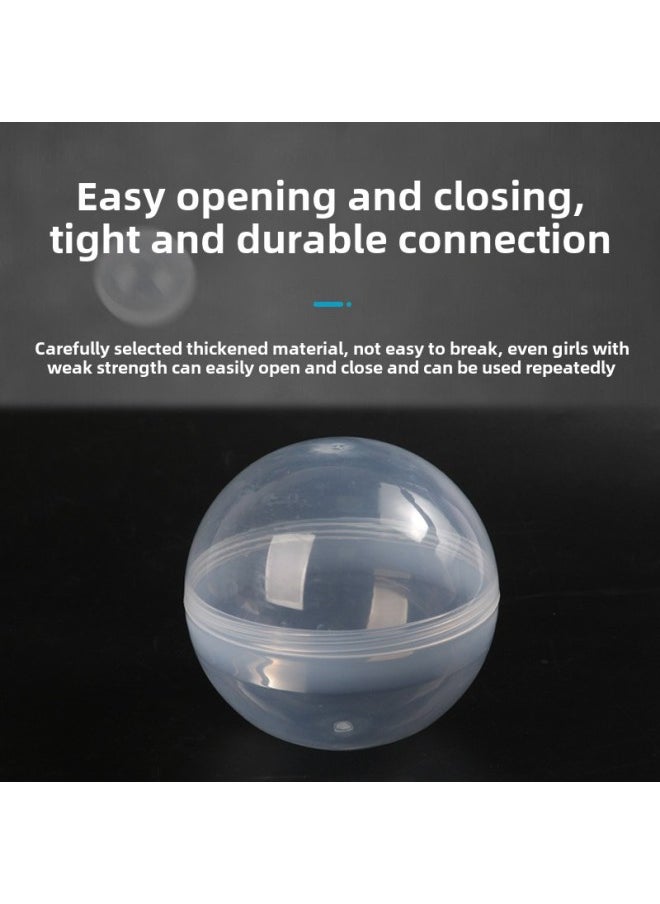 Generic Transparent Gashapon Shell 32mm-200mm Plastic Gashapon Ball Shell Gashapon Machine Special Gashapon Ball Wholesale-Color:Fully Transparent-Specifications:70mm  - Image 3