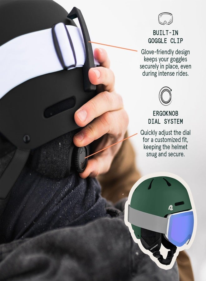 Retrospec Comstock Ski Helmet - Snowboard Helmet for Adults & Youth - Adjustable Fit Snow Helmet with Protective Shell and Breathable Vents for Men, Women, Boys & Girls - Image 4
