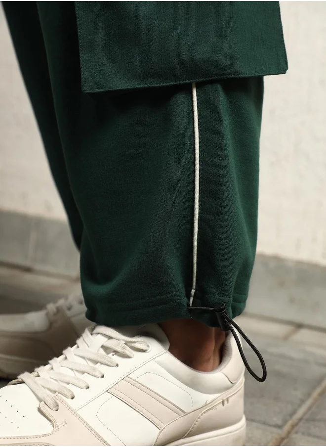 هوبرهولمي Forest Green Pants For Men