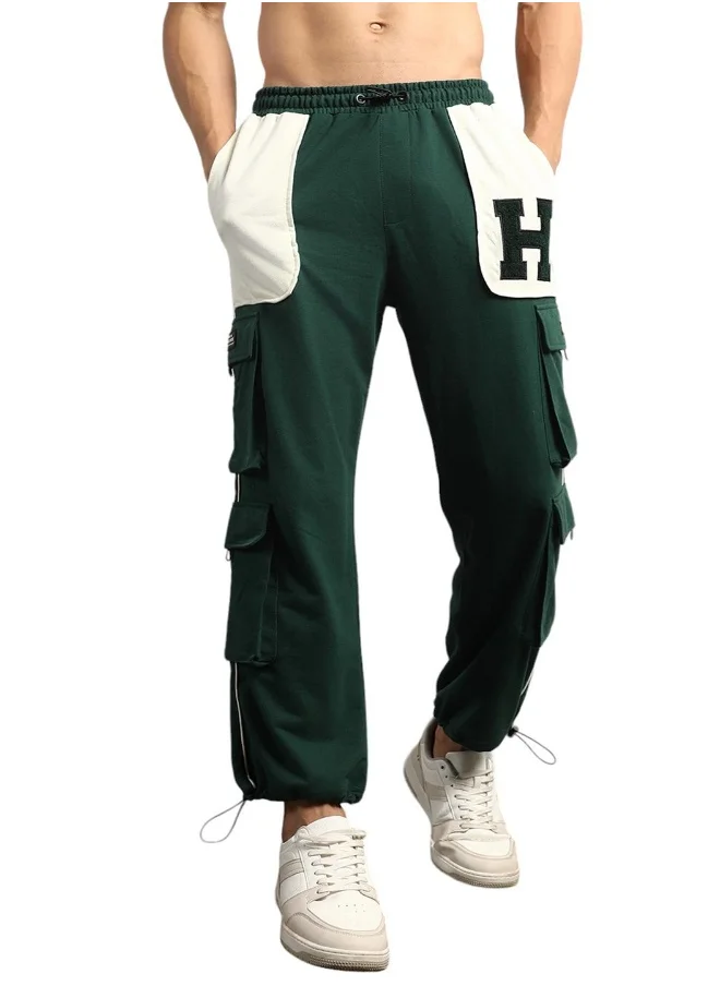 هوبرهولمي Forest Green Pants For Men