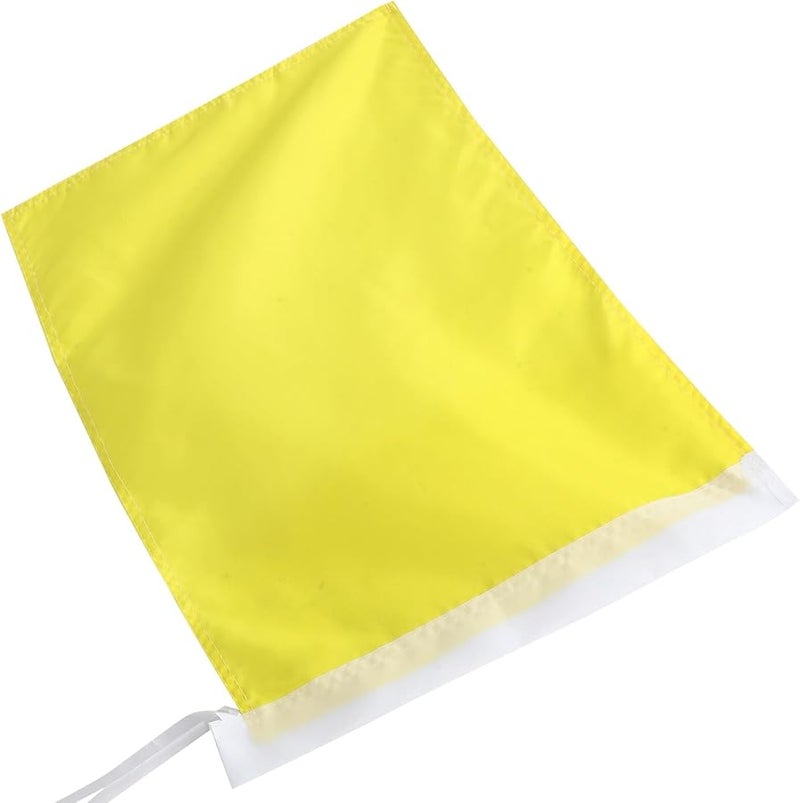 Waterproof Yellow Garden Flag 2 Pack 40x60cm Outdoor Patio Banner Nano Coated Reusable - Image 1