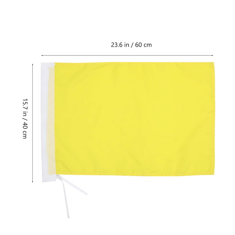 Waterproof Yellow Garden Flag 2 Pack 40x60cm Outdoor Patio Banner Nano Coated Reusable - Image 3