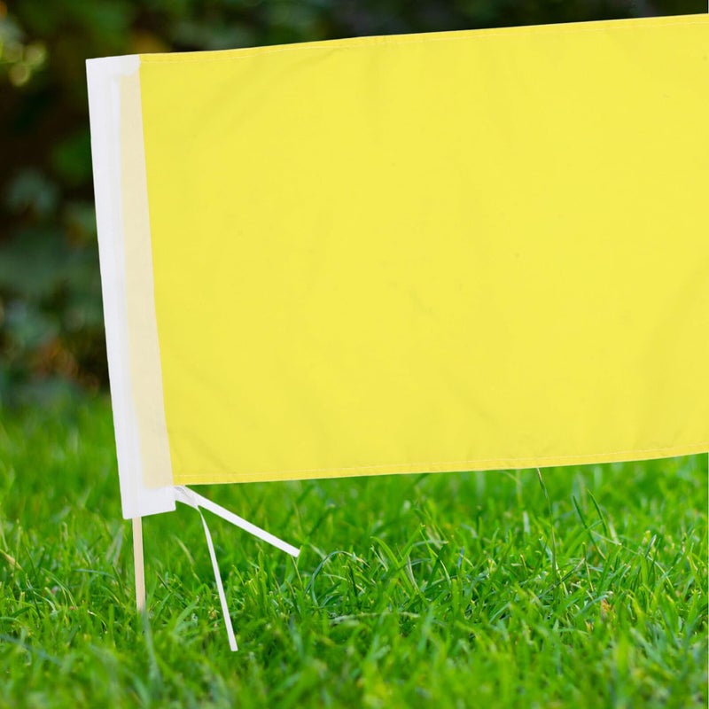Waterproof Yellow Garden Flag 2 Pack 40x60cm Outdoor Patio Banner Nano Coated Reusable - Image 4