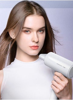 Hair Dryer Air 5 High Speed 1800w Hot And Cold Air Hair Dryer Home Hotel (White)