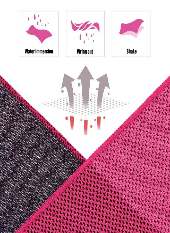 Biange Cooling Towels (40"x 12", Pack of 10) for Neck and Face, Cold Towel for Hot Weather, Sports, Workout, Fitness, Gym, Yoga, Golf, Pilates, Travel, Camping & More - Image 4