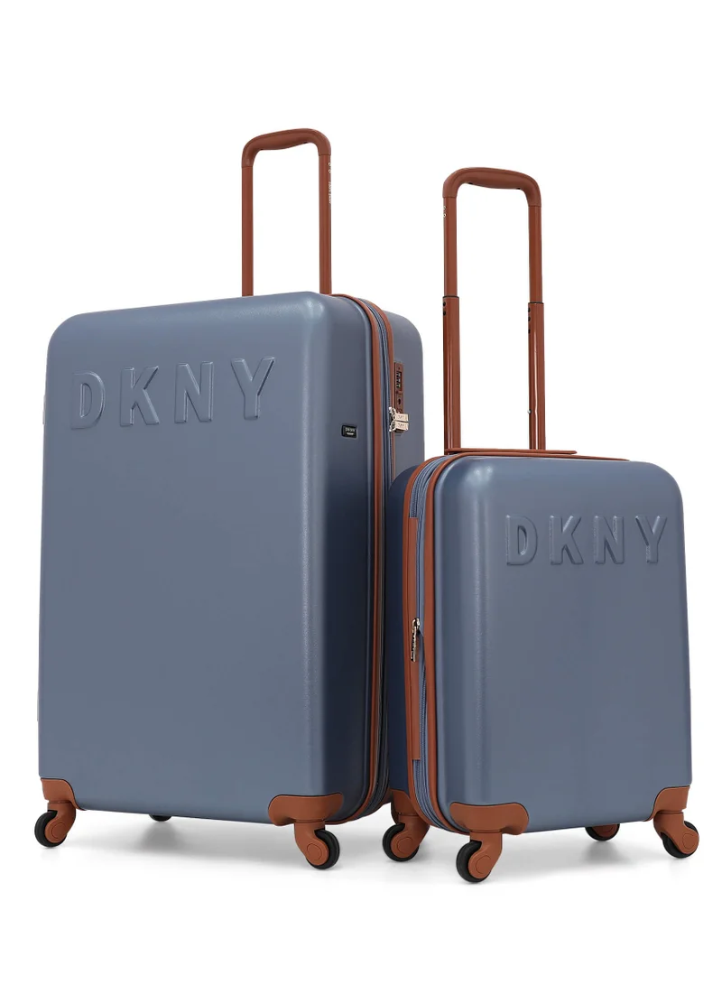 دكني طقم حقائب سفر  قطعتين صلبة بعجلات دوارة