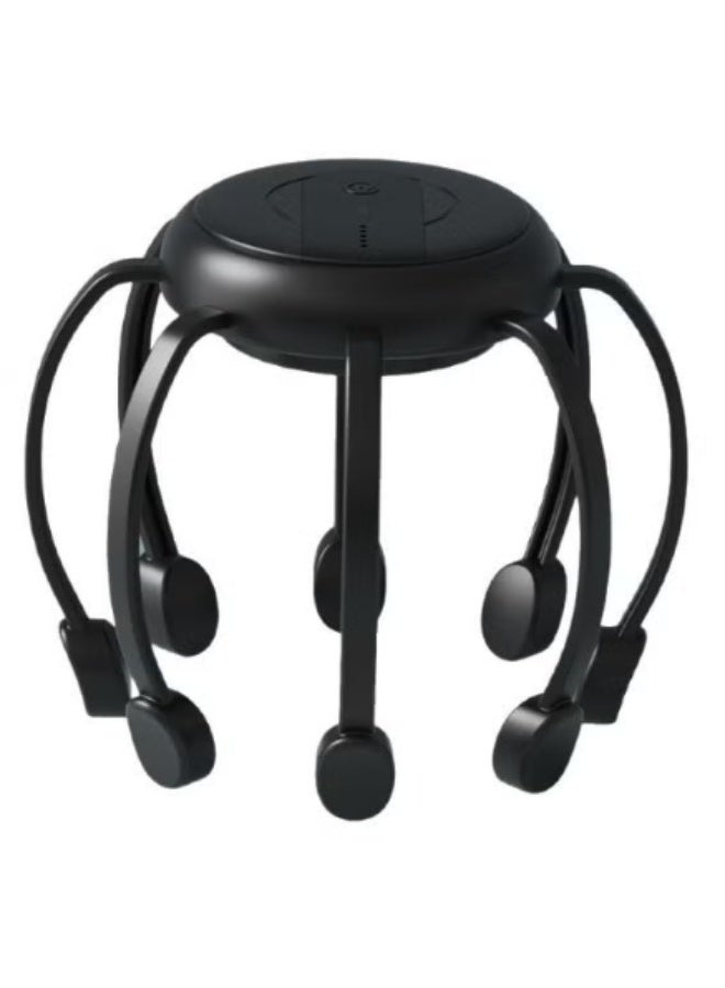 Electric scalp massager with three modes, 360-degree head massager, portable wireless head scratching massager for stress relief - Image 1