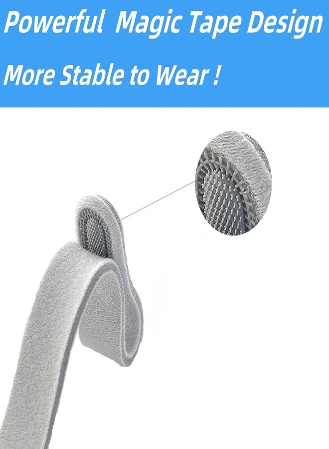 Befiy Replacement Headgear Strap Fit for Airfit F40, Premium Comfort Soft Elastic Material Adjustable Magic Tape Snugly Design - Standard Size - Image 5