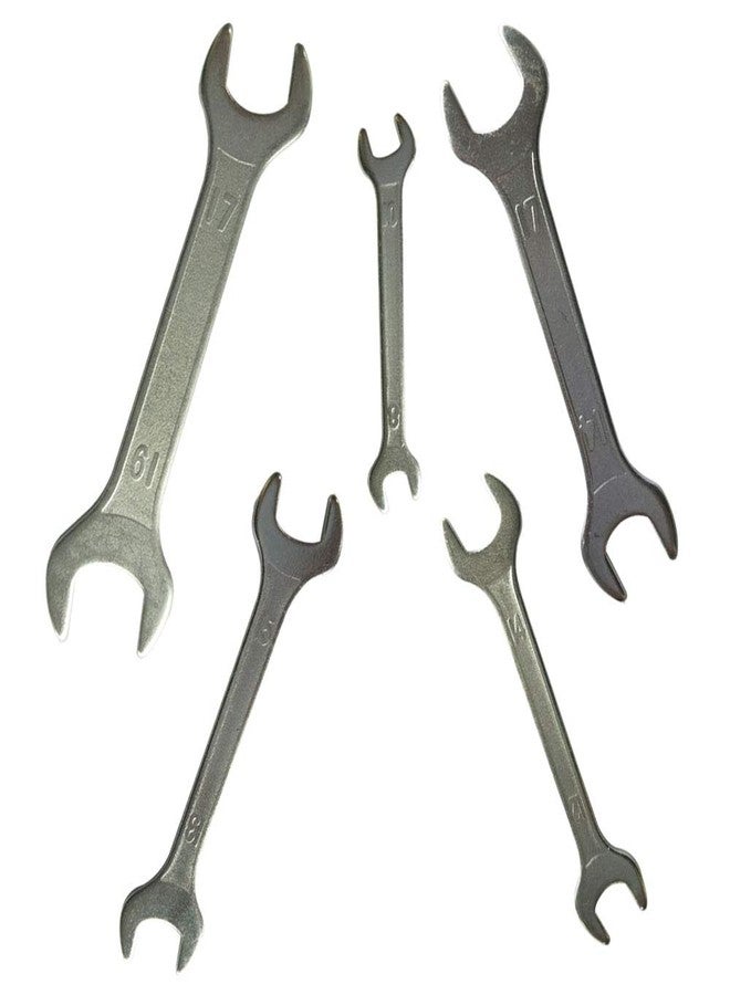 Lotatheta 5 pcs 3mm Thin Double Ended 8 mm thru 19mm Cone Wrench Bicycle Tool Kit Spanner Bike Cycling Multi Set - Image 1