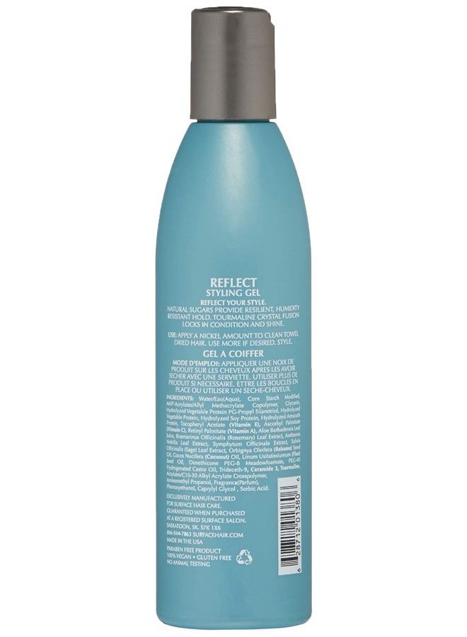 Surface Hair Reflect Styling Gel, Humidity Resistant Control and Resilient Shine, 8 oz. - Image 2