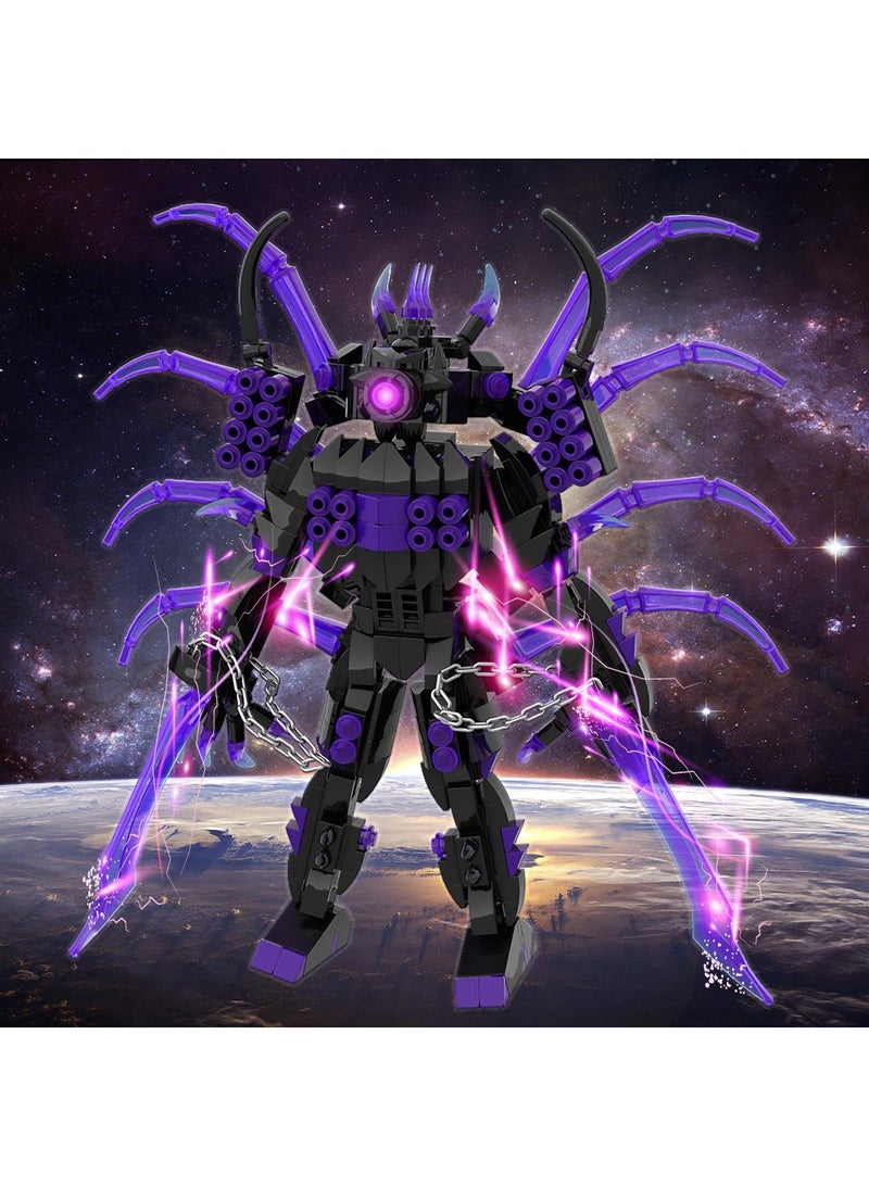 general Man Toy Building Blocks 431Pcs Upgrade Double Blade Flying Chain Man Toy Ideas Toys Battle Game Model Ideas Toys Gifts For Adult And Kids - Image 2