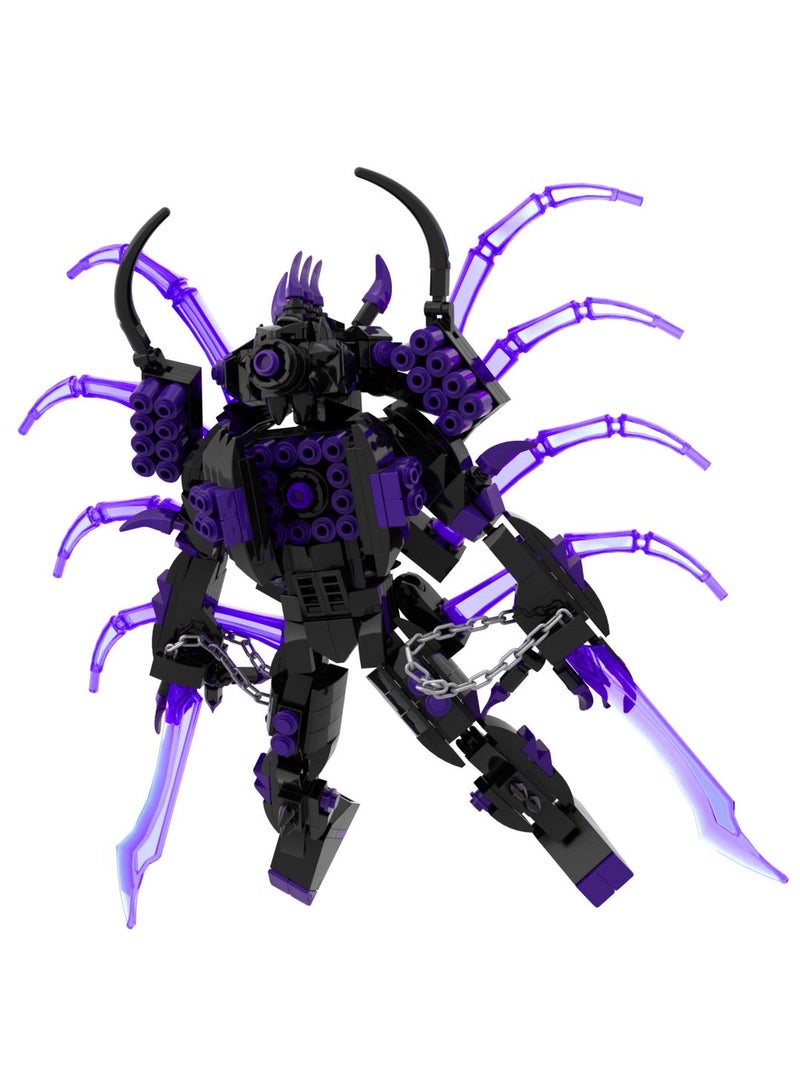 general Man Toy Building Blocks 431Pcs Upgrade Double Blade Flying Chain Man Toy Ideas Toys Battle Game Model Ideas Toys Gifts For Adult And Kids - Image 4