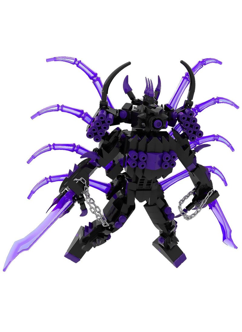 General Man Toy Building Blocks 431Pcs Upgrade Double Blade Flying Chain Man Toy Ideas Toys Battle Game Model Ideas Toys Gifts For Adult And Kids  - Image 4
