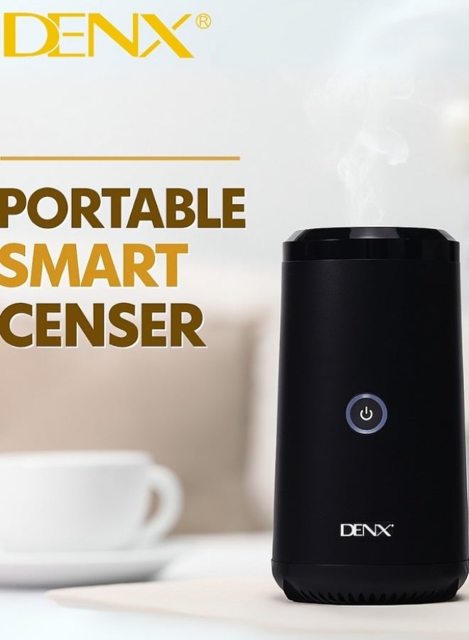 Denx "DX2581 Portable Smart Electronic Censer – High-Quality Incense Burner with Turbo Fan, 3600mAh Rechargeable Battery, Type-C Fast Charging, Premium Metal Design, Compact & Lightweight for Home, Office, or Car Use" - Image 2