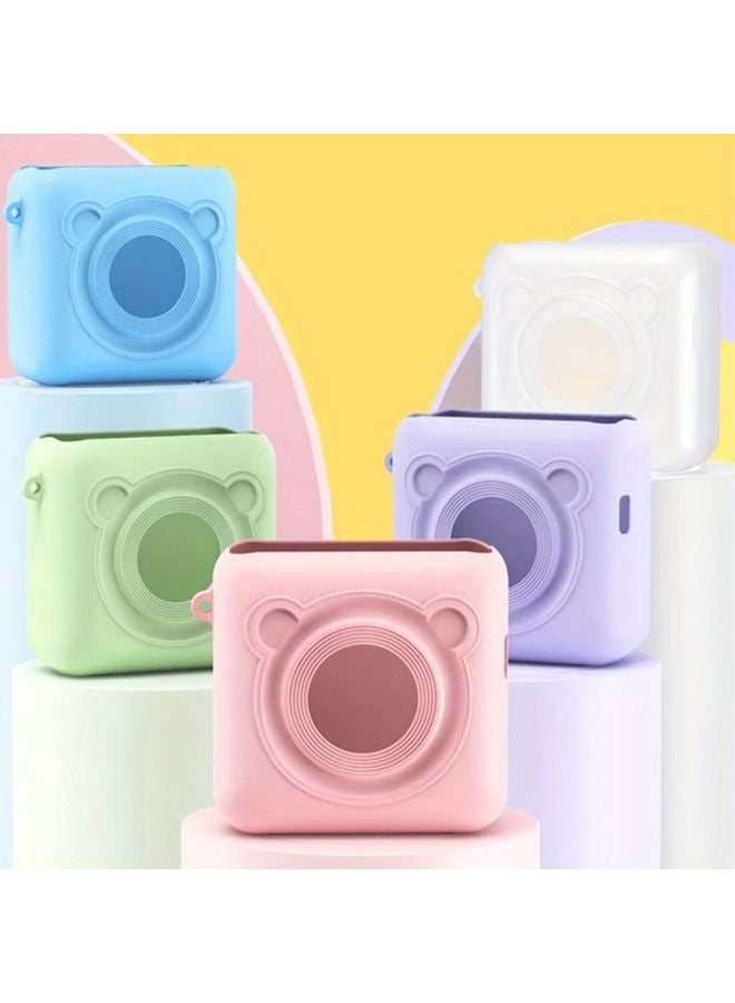 Peripage A6 Blue Portable Bluetooth Thermal Photo Inkless Printer With Silicone Case - Image 2