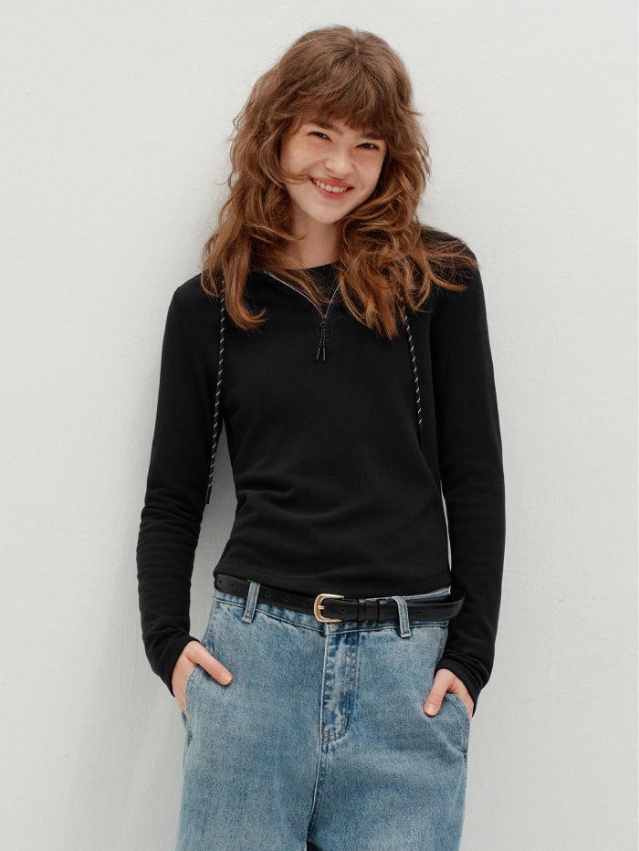 سيمير هودي بسحاب نصف أمامي للنساء - Image 1