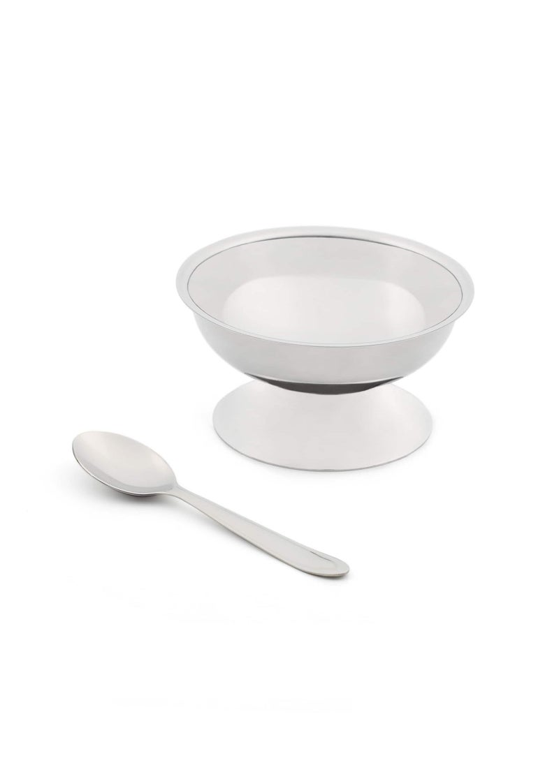 18/10 Premium Stainless Steel 6 Small Dessert Bowls/Cups with Spoons - Perfect for Dessert, Sundae, Ice Cream, Fruit Salad, Snack, Cocktail and Condiments - pzsku/Z04BBC7D505271081EC2EZ/45/_/1676018538/b3a3d558-9151-4e9a-9210-3a8ee9ffb688