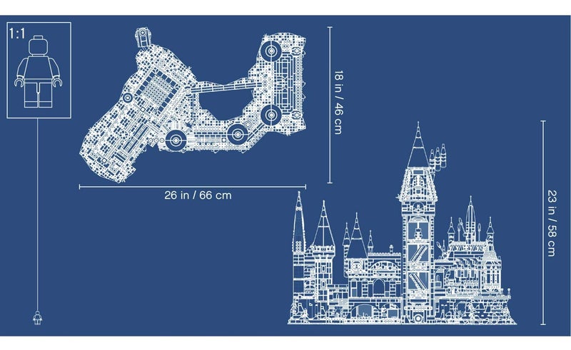 LEGO Harry Potter Hogwarts Castle 71043 Building Kit for 16+ Gift for Boys and Girls - Image 3
