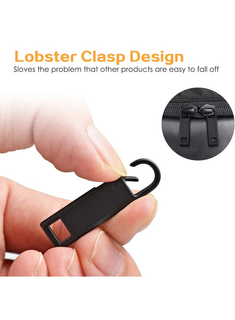 Zipper Pull Replacement Metal Zipper Tab Handle 8 PCS Repair Fixer for Luggage Suitcase Jacket Shoes - Image 2
