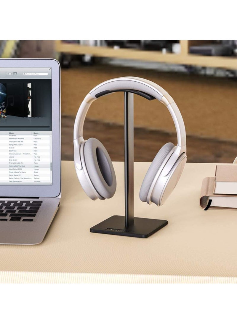 Loquat Desk Headphone Stand Hanger with Cable Holder,Headset Stand, Gaming Headset Bracket, Desktop Headphone Holder Portable ffor All Headphones Size,Gaming Headset Display Table Display Rack Hanger Suppo - Image 3