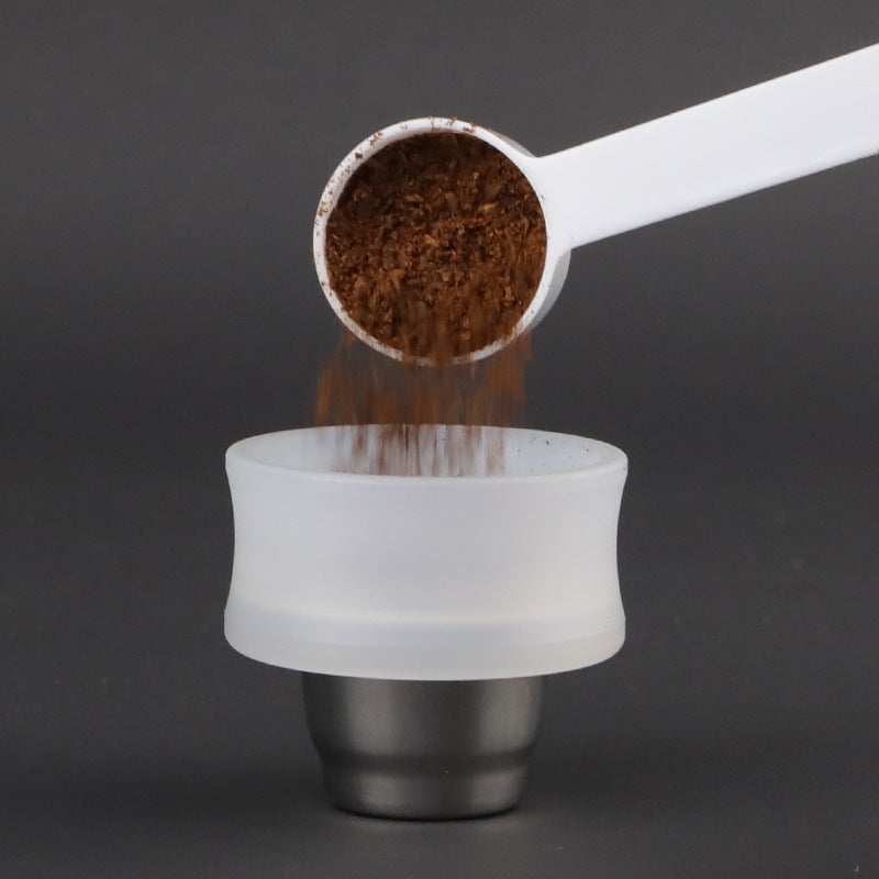 Stainless Steel Nespresso Coffee Machine Compatible Reusable Coffee Capsule Shell Modern Simple Style Home Use Nespresso special cloth powder device 