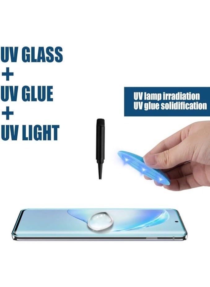 Lynacz Original Compatible with Redmi Note 13 Pro Plus Screen Protector Tempered Glass,3D Curved Edge High Definition 9HZ Hardness Case Friendly Full Glue Screen Protector For Redmi Note 13 Pro Plus (UV Clear) - Image 4