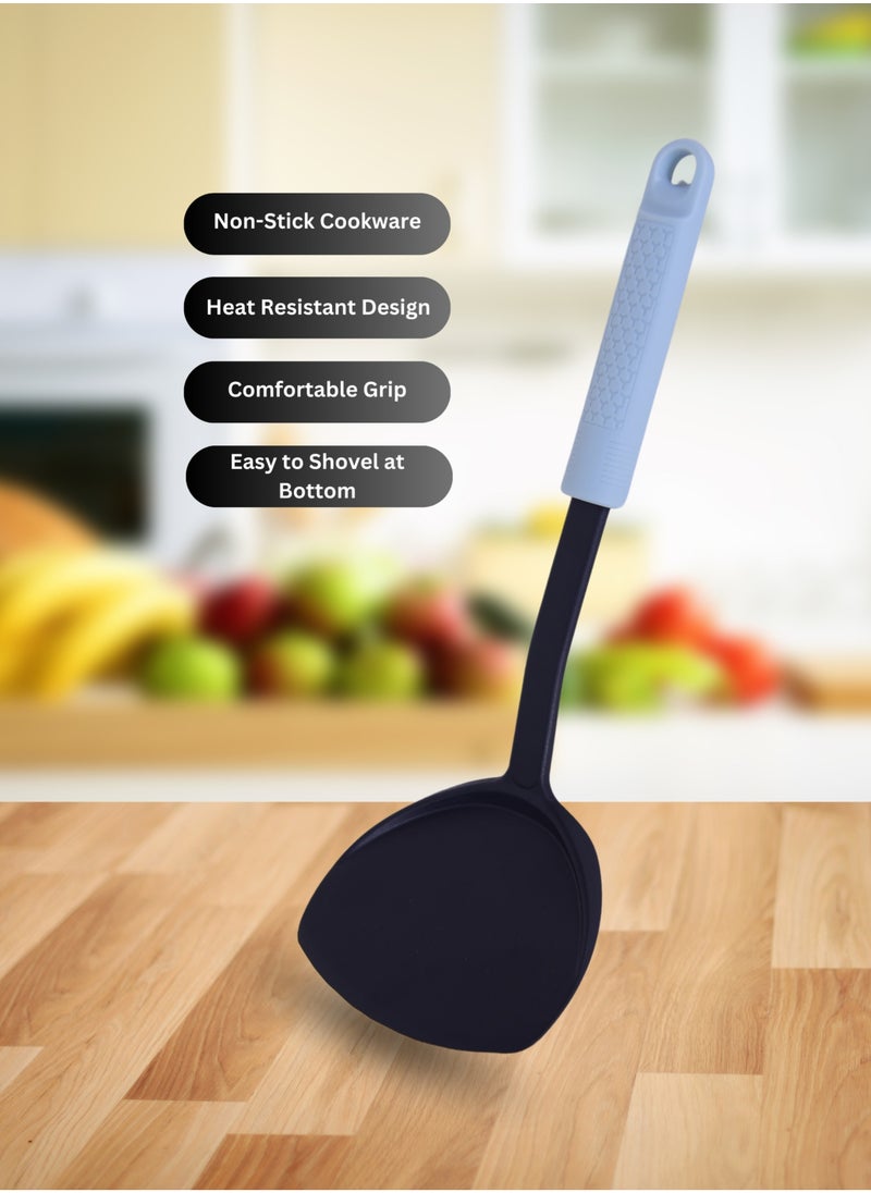 British Chef - Soft Touch Nylon Spatula Turner, Heat Resistant Spatula for Nonstick Cookware, Dishwasher Safe BC330 - Image 1